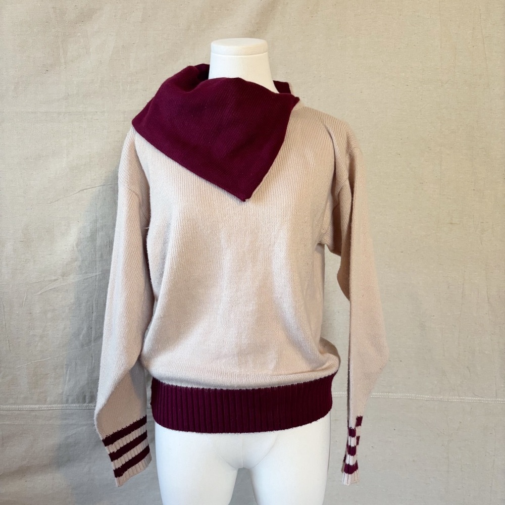 Vintage school varsity sweater medium